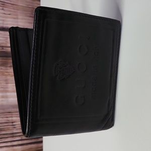 100% Original Gucci Black Wallet Bi-Fold